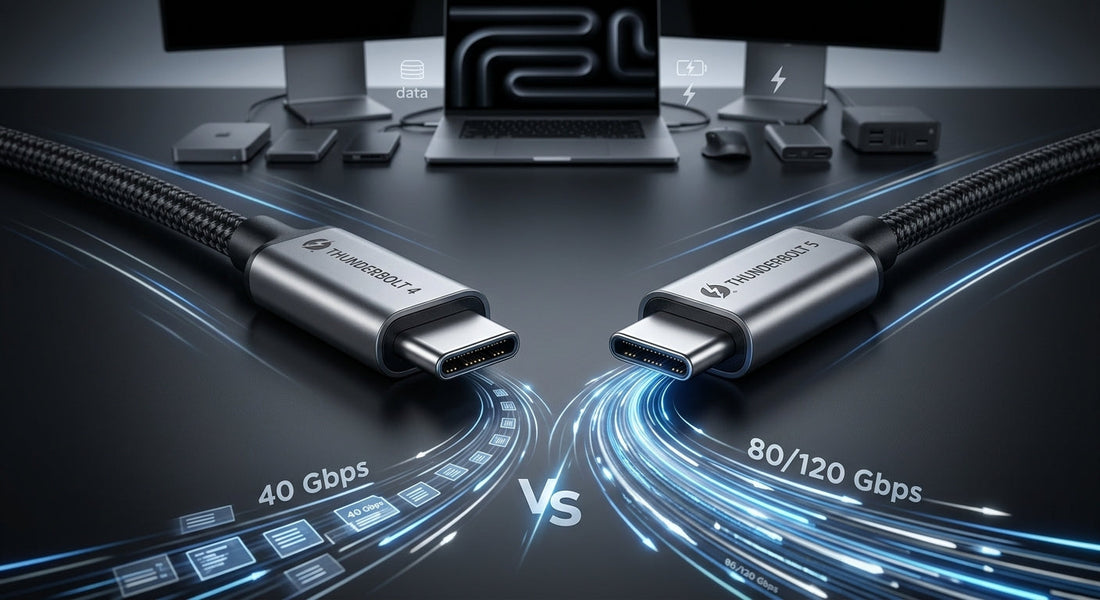 Thunderbolt 4 vs Thunderbolt 5: wat is het verschil en wat heb je nodig?