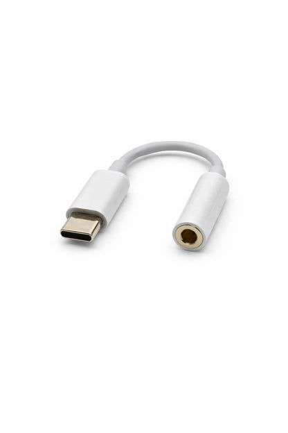 Kabelkings USB-C naar 3.5mm Jack Adapter DAC Audio Wit