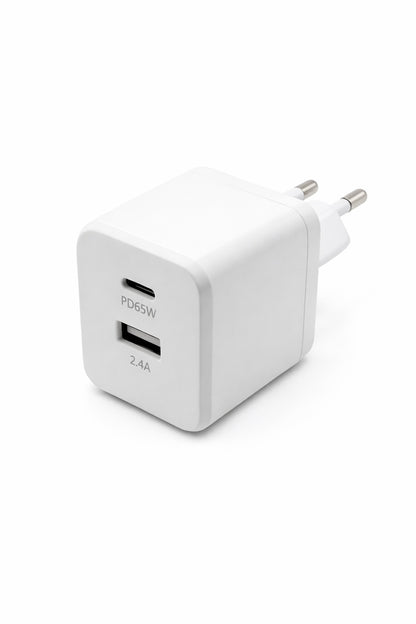 Kabelkings USB-C & USB-A Snellader 65W Power Delivery GaN