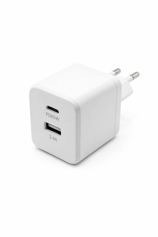 Kabelkings USB-C & USB-A Snellader 65W Power Delivery GaN
