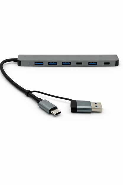 Kabelkings USB-C 7-in-1 Hub 5Gbps USB-A Aluminium