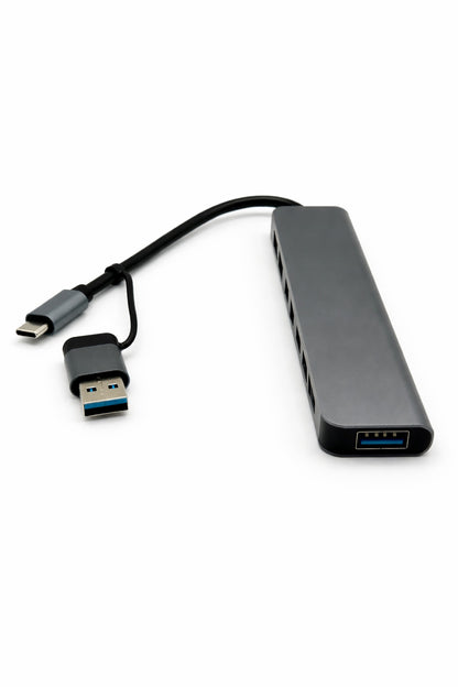Kabelkings USB-C 7-in-1 Hub 5Gbps USB-A Aluminium