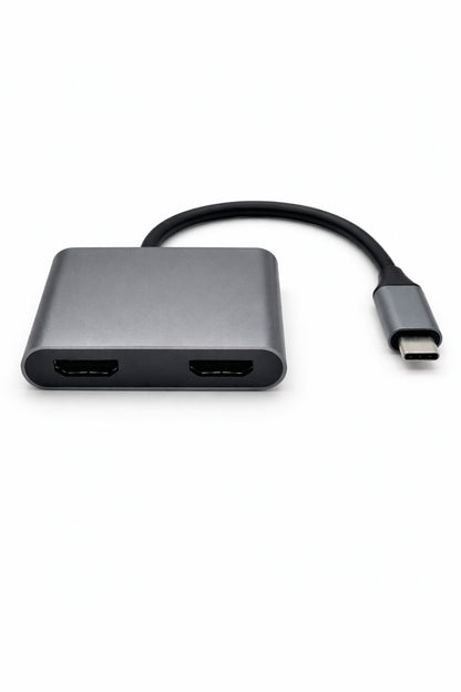 Kabelkings USB-C naar Dual HDMI Adapter 4K 60Hz MST
