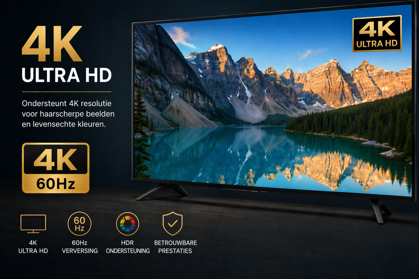 Kabelkings HDMI 2.0 Kabel 4K 60Hz 18Gbps ARC 2 meter Zwart