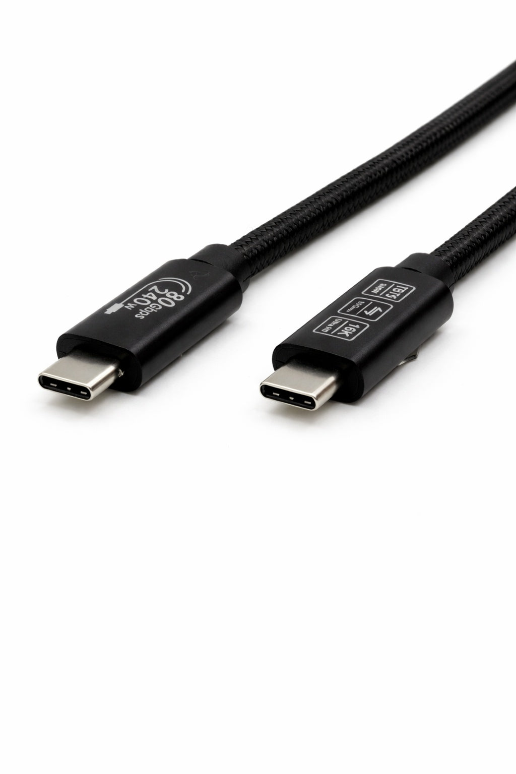 Kabelkings Thunderbolt 5 Kabel 80Gbps 240W 1.5m Zwart